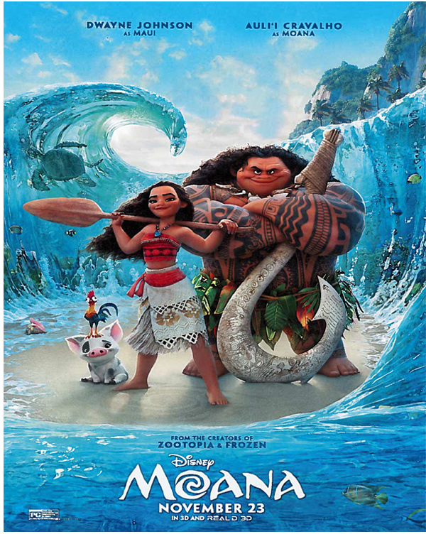 Disney's 'Moana' opens in theaters on Nov. 23.